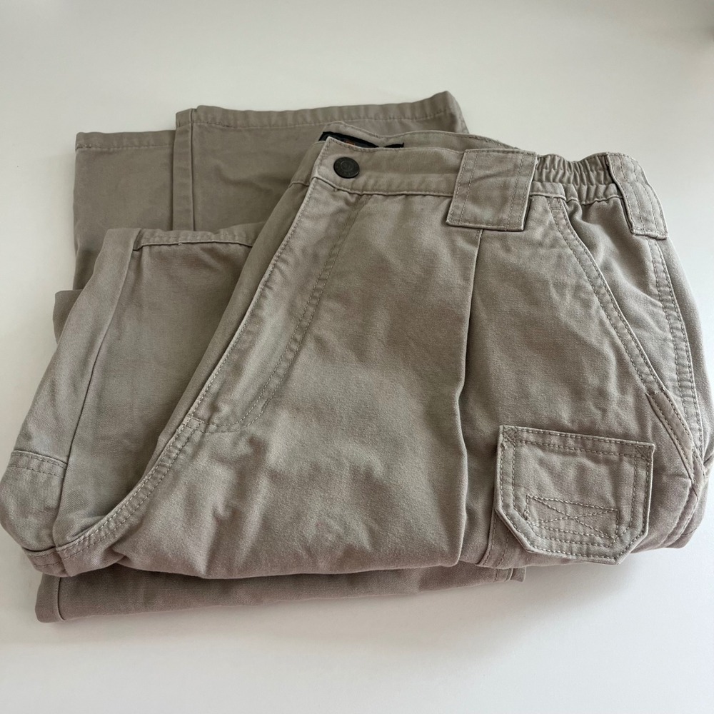 5.11 Tactical Cotton Canvas Tactical Pants Cargo 32x32 khaki outdoor work pants‎